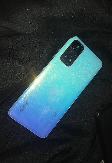 redmi play: Redmi, Redmi Note 11S, Б/у, 128 ГБ, цвет - Голубой, 2 SIM — 2
