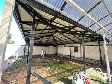 двухкомнатный дом: Сварка | Навесы — 24