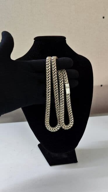 продаю золотую цепочку: Цепь "Мегапитон" Серебро 925 проба Вес 68 Грамм Длина 55 см Ширина 9.5 — 7