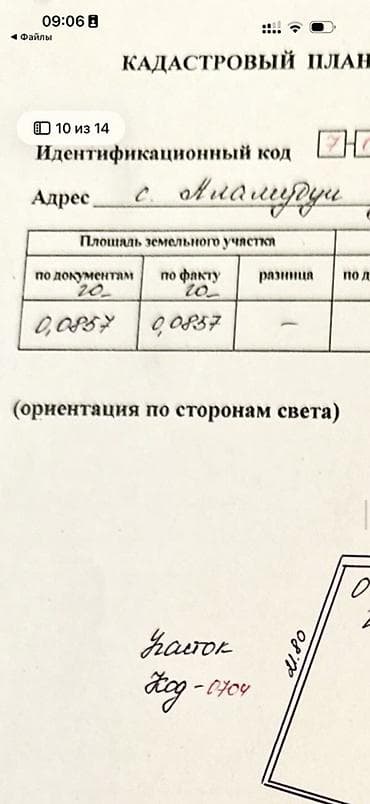 участки на ик: 8 соток, Для строительства, Тех паспорт — 3
