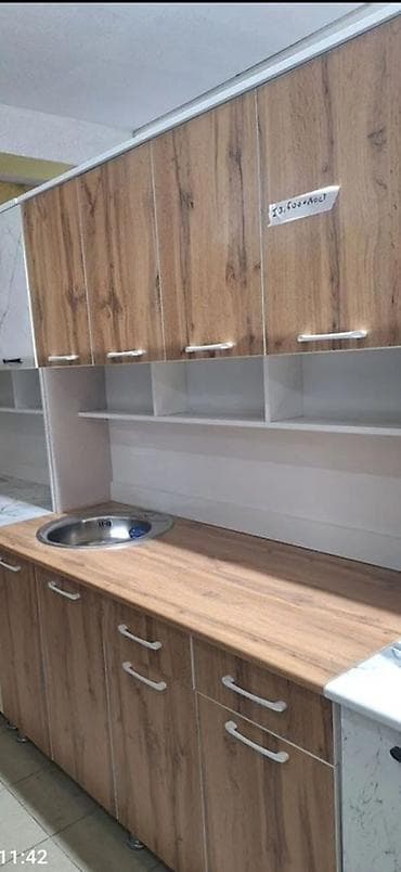 зеркала бишкек: Кухонный гарнитур, цвет - Коричневый — 1