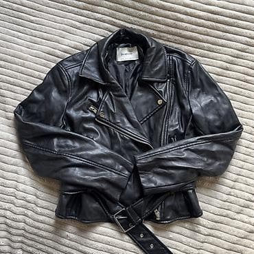 Женская одежда: Кожаная куртка, Косуха, Экокожа, S — 1