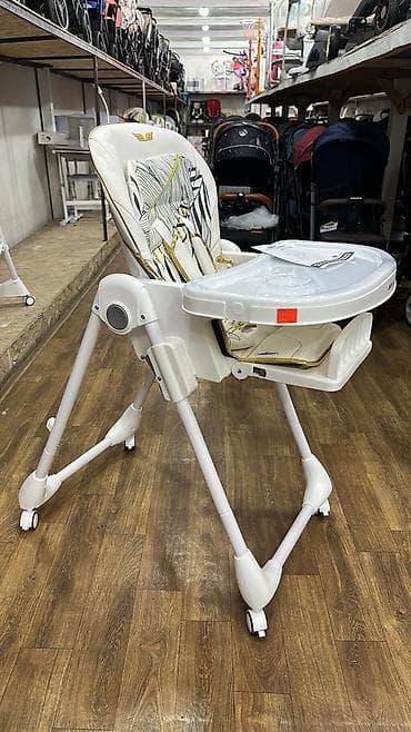 imperial baby: Детский стульчик для кормления Silver - Регулировки: по высоте — 1