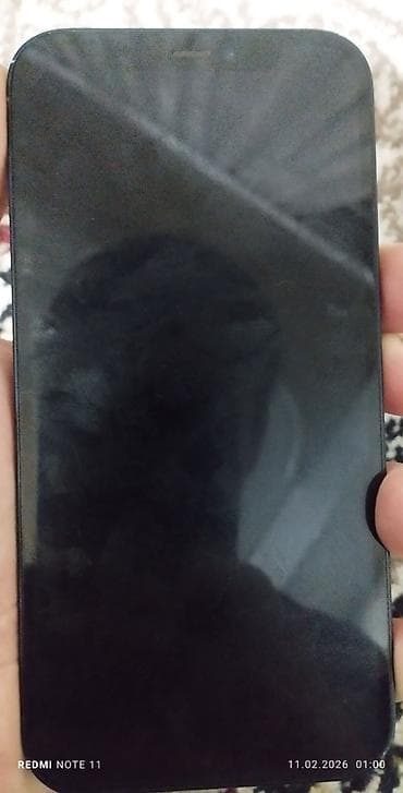 телефоные номера: IPhone 12, Б/у, 256 ГБ, Черный, Чехол, Кабель, 73 % — 3