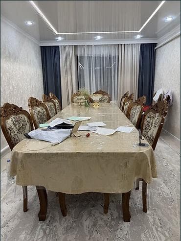 стол и кресла: Стол и стул для зала, цвет - Коричневый — 1