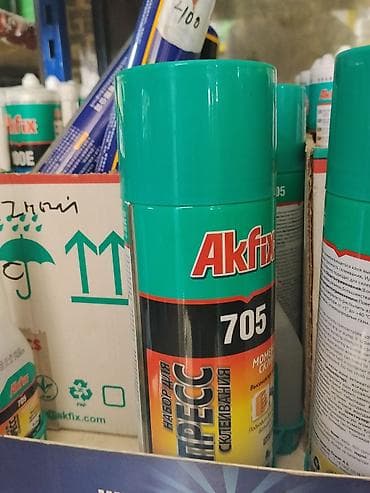 Суперклей: Akfix, Для дерева, В аэрозольном баллоне — 1