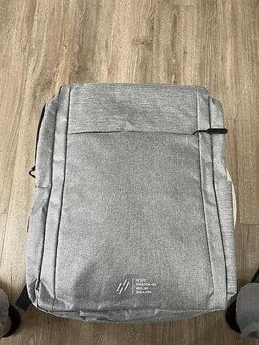 бекер телефон: Городской рюкзак для ноутбука, серый меланж.Абсолютно новый — 1