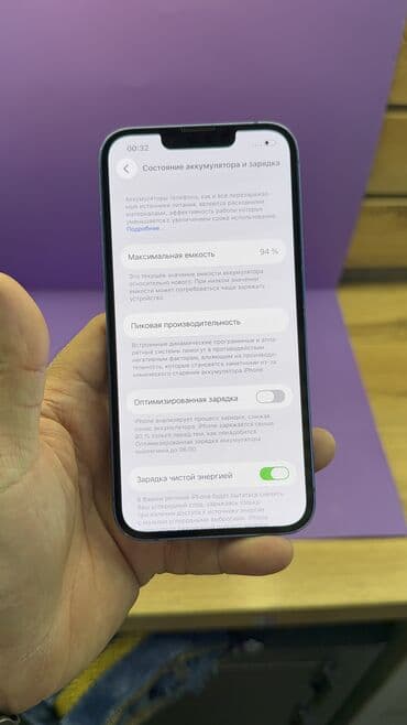 цена 13 про макс бишкек: IPhone 13, Колдонулган, 128 ГБ, 94 % — 7