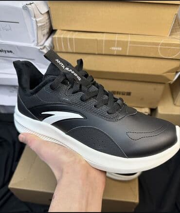 run: Кроссовки Anta (модель с логотипом «ANTA RUNNING» на язычке)(мехом) — 1