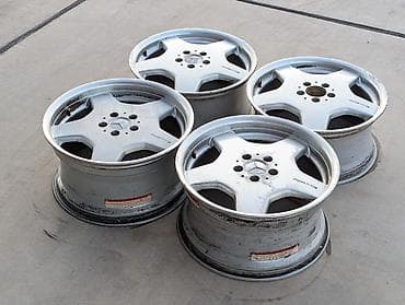 Литые Диски R 18 AMG, Комплект, отверстий - 5, Б/у