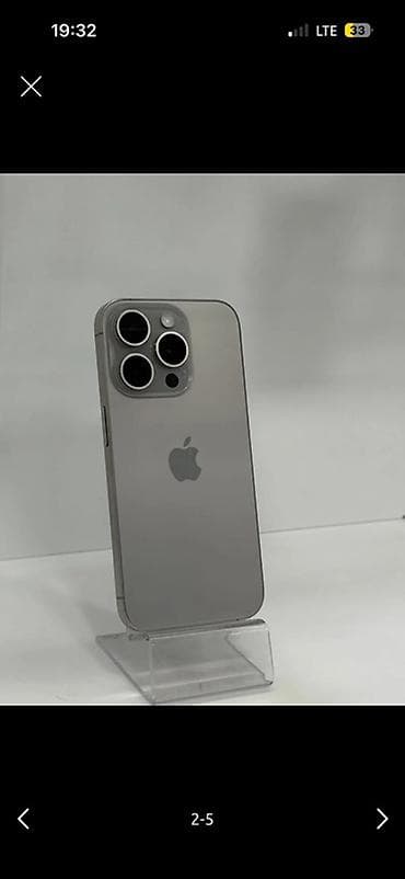 ipad pro м2: IPhone 15 Pro, Б/у, 128 ГБ, Space Gray, Коробка, 85 % — 1