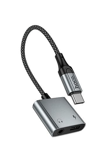 Другая аудиотехника: Переходник для наушников Type-C на 3.5mm Jack + Type-C для зарядки — 6