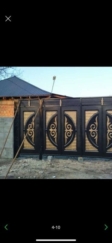 метал сетка: Распашные ворота Металлические, Новый — 6