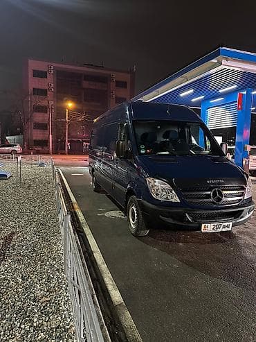 принт на одежду: Mercedes-Benz Sprinter 2,7(длинная база, высокий потолок), тёмно синий — 3