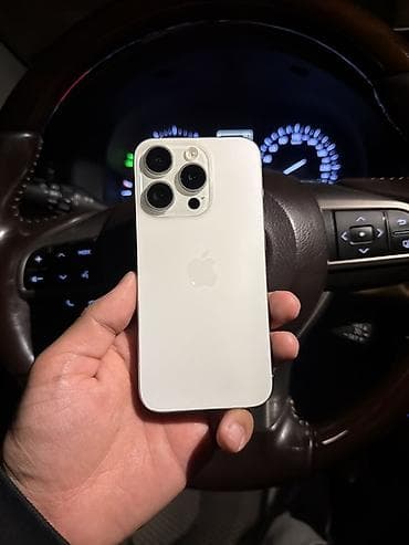 айфон промакс белый: IPhone 15 Pro, White Titanium, 84 % — 1