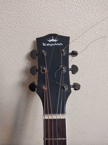 купить комуз бишкек: Акустическая гитара Kepma - Бренд: Kepma (логотип на голове грифа) - — 1