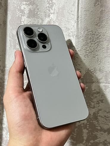 ipod pro: IPhone 15 Pro, Б/у, 256 ГБ, Natural Titanium, В рассрочку, 85 % — 1