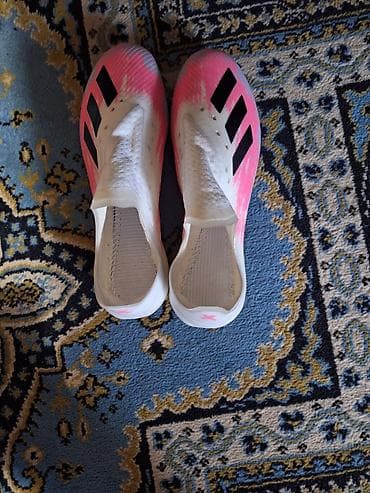 Футбольные бутсы без шнурков Adidas X (линейка speed). - Цвет: белый — 2