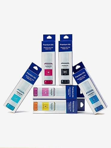 mini printer: Комплект чернил 108/056/057/Т09D/T574 для принтера Epson L8050, L8058 — 1