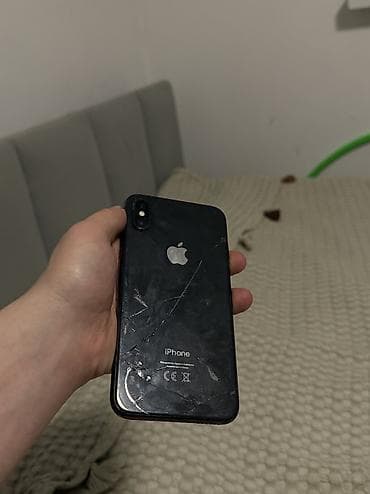 aifon 6s: IPhone X, Б/у, 64 ГБ, Jet Black, Чехол, 100 % — 1
