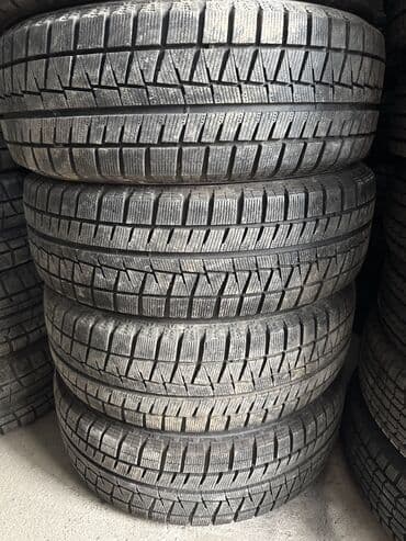 купить диски штампованные: Шины 215 / 60 / R 16, Зима, Б/у, Комплект, Легковые, Япония, Bridgestone — 10