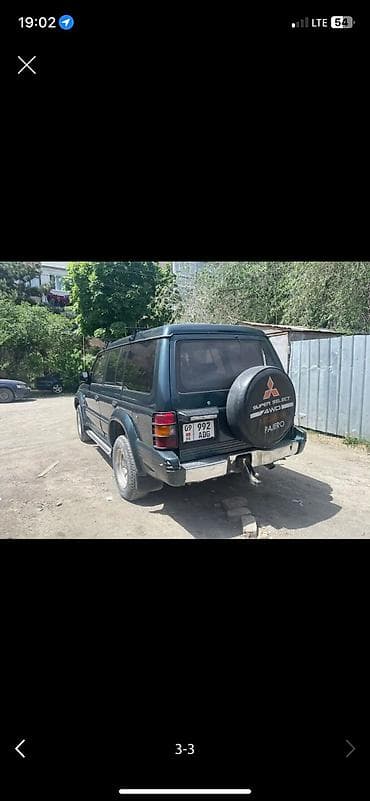 мицу: Mitsubishi Pajero: 1994 г., 2.8 л, Автомат, Дизель — 3