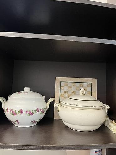 Промышленная химия: Набор посуды и сервировочных предметов (фарфор/фаянс, стекло/хрусталь) — 1