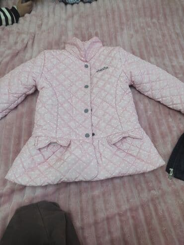 белый платья для девочек: Детская стёганая куртка Abcobna для девочки - Цвет: нежно-розовый с — 1