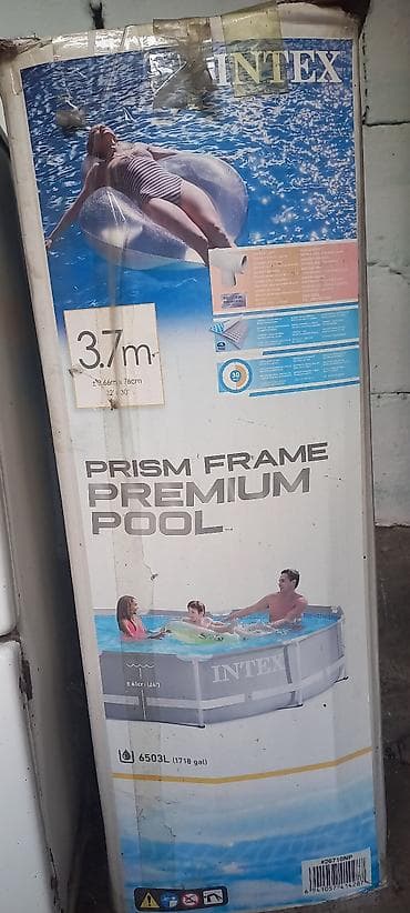 Спорт жана эс алуу: Каркасный бассейн Intex Prism Frame Premium Pool - Диаметр: 3,66 м — 1