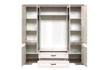 шифоньеры фото и цены: Шкаф для одежды 6Д Марсель, Ясень Снежный, БРВ Брест (Беларусь) — 9