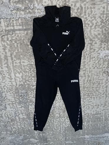 Спортивные костюмы: Мужской спортивный костюм, M, Puma, Б/у, цвет - Черный, Самовывоз — 2