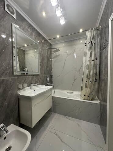 под квартиры: 3 бөлмө, 85 кв. м, Элитка, 7 кабат, Евроремонт — 5