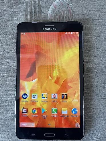 редми 12 с: Планшет, Samsung, 6" - 7", 3G, Б/у, Классический цвет - Черный — 1