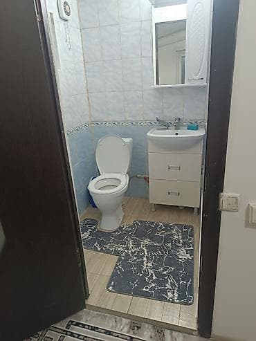 Комплект для туалета и ванны, цвет - Синий