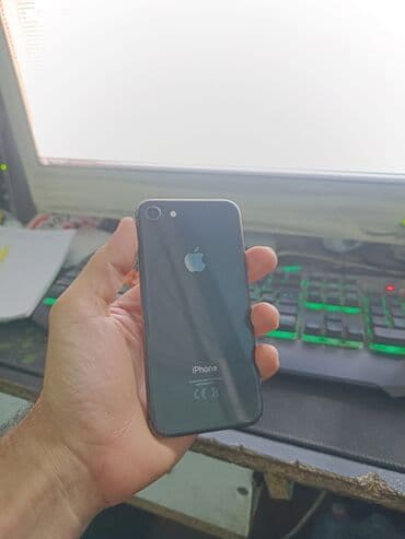 музыка для авто: IPhone 8, Колдонулган, 64 ГБ, Jet Black, Каптама, 100 % — 3