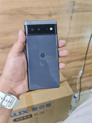 Google Pixel 6, Б/у, 128 ГБ, цвет - Серый, 2 SIM