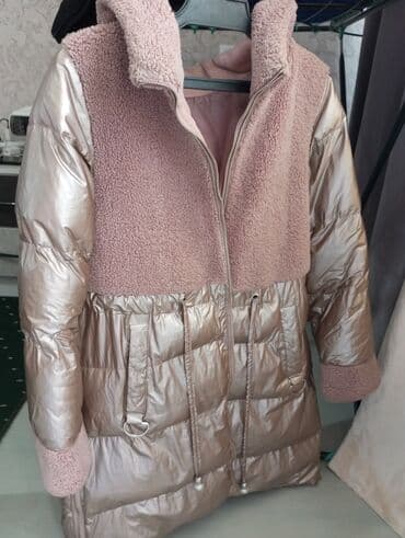 Мужская одежда: Пуховик, По колено, С капюшоном, M — 1