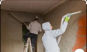 штукатурка аппарат: Механизированная штукатурка стен и потолков - Нанесение раствора — 1