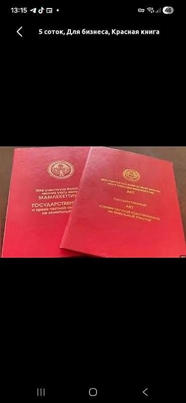 земельный участок кун туу: 8 соток, Красная книга — 1