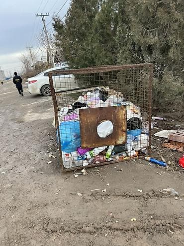 Металлический контейнер-сетка для сбора вторсырья Описание: -