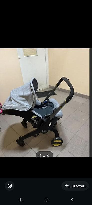 балдар машинасы: Детская коляска‑автолюлька (формат Doona/каркас «коляска‑кресло») — 2