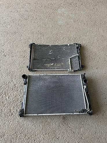 W204 основной радиатор и радиатор кондиционера привозной в оригинале