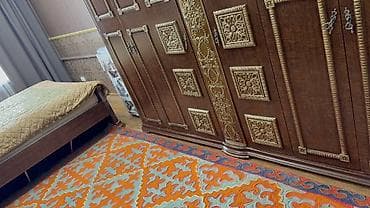 мебель спальня: Спальный гарнитур, Двуспальная кровать, Дерево, цвет - Коричневый — 4