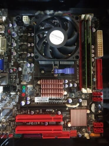 материнские платы biostar: Материнская плата, Б/у — 1
