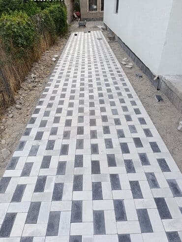 брусчатка бишкек цена: Тротуарная плитка в форме восьмиугольников с узором в центре и — 11