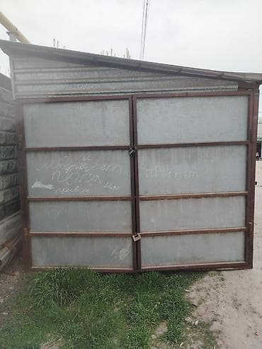 металический гараж: Металлический разборный гараж/бокс из профнастила - Материал — 2