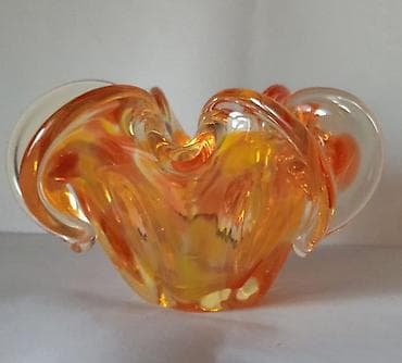 Ковры: Вазы из цветного стекла. Советский винтаж. Без трещин и сколов — 4