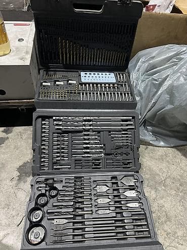 Большой универсальный набор оснастки для дрели/шуруповёрта в at lalafo.kg Большой универсальный набор оснастки для дрели/шуруповёрта в