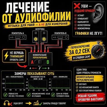 активный микшерный пульт: 🚑Лечение от аудиофилии 🎧Переключатель источников звука (в комплекте — 2