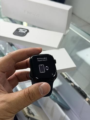 Смарт-часы: ⌚ Apple Watch Series 10, 45 мм (чёрный цвет) 💎 Состояние — почти как — 10